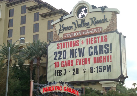 stations casino's car giveaway