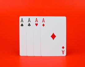 Video poker aces