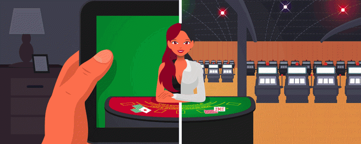 casino online vs casino real