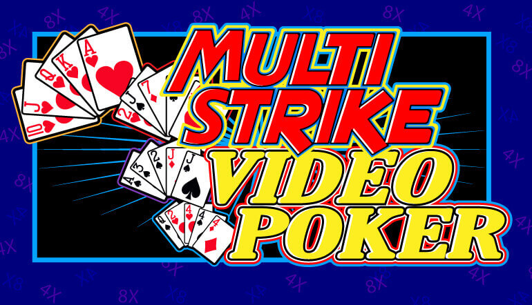 How do you play Ten Play Multi-Strike Poker?