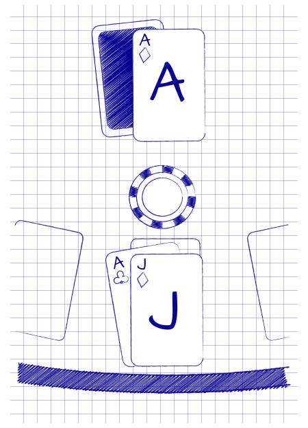 BLACKJACK VS. DEALER ACE PROBABILITY