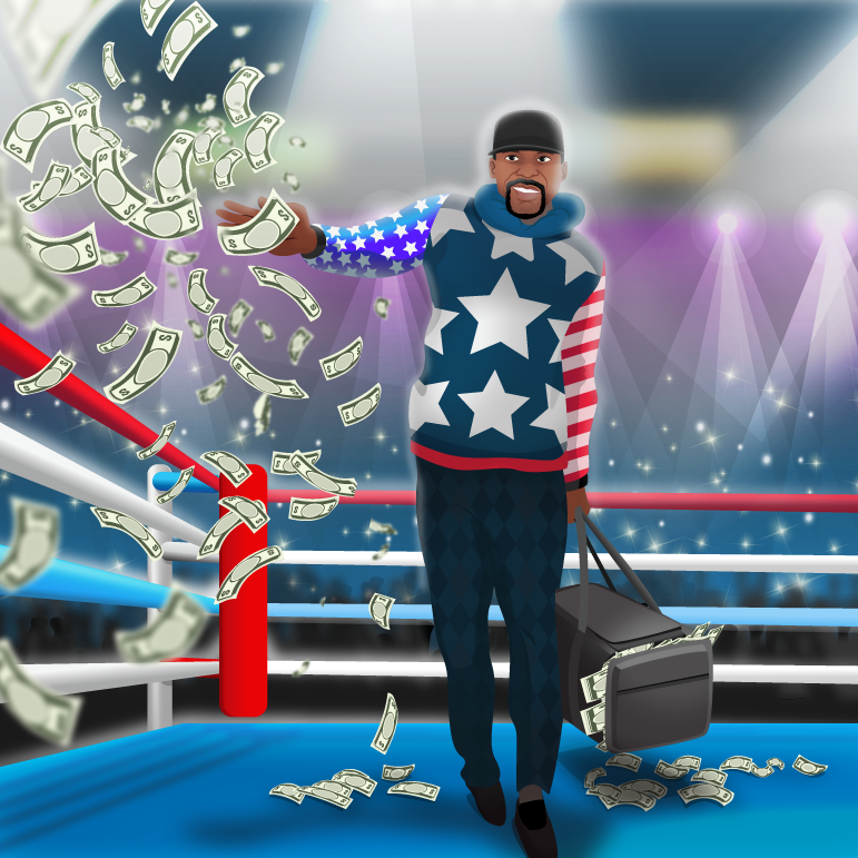 Mayweather vs McGregor Money Bag