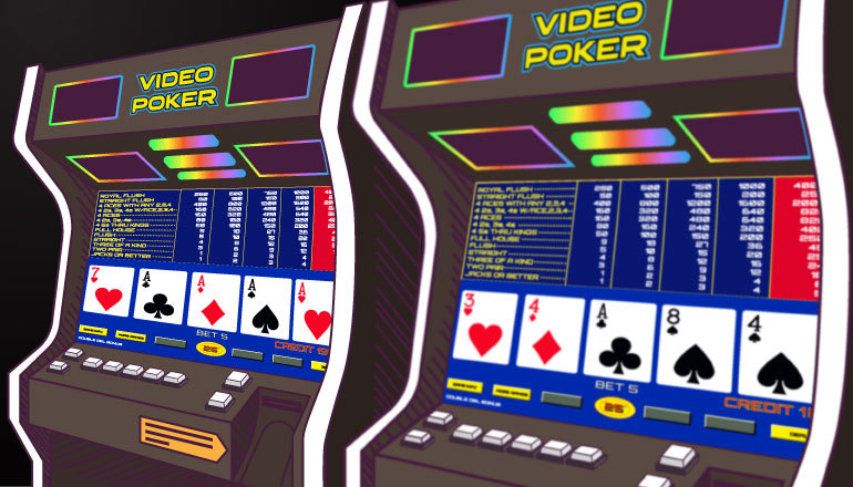 Video poker in casino