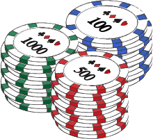 Video poker coins