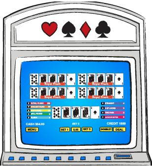 Multiple play video poker