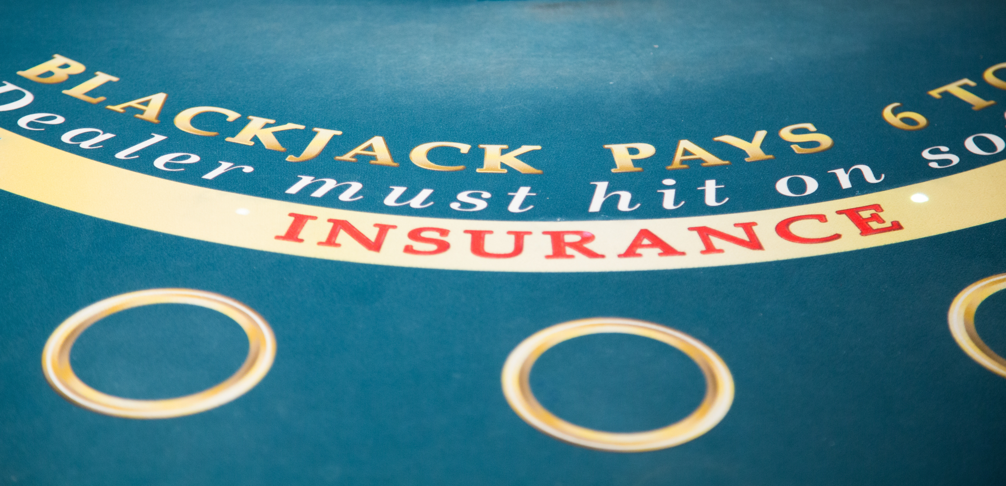 blackjack table