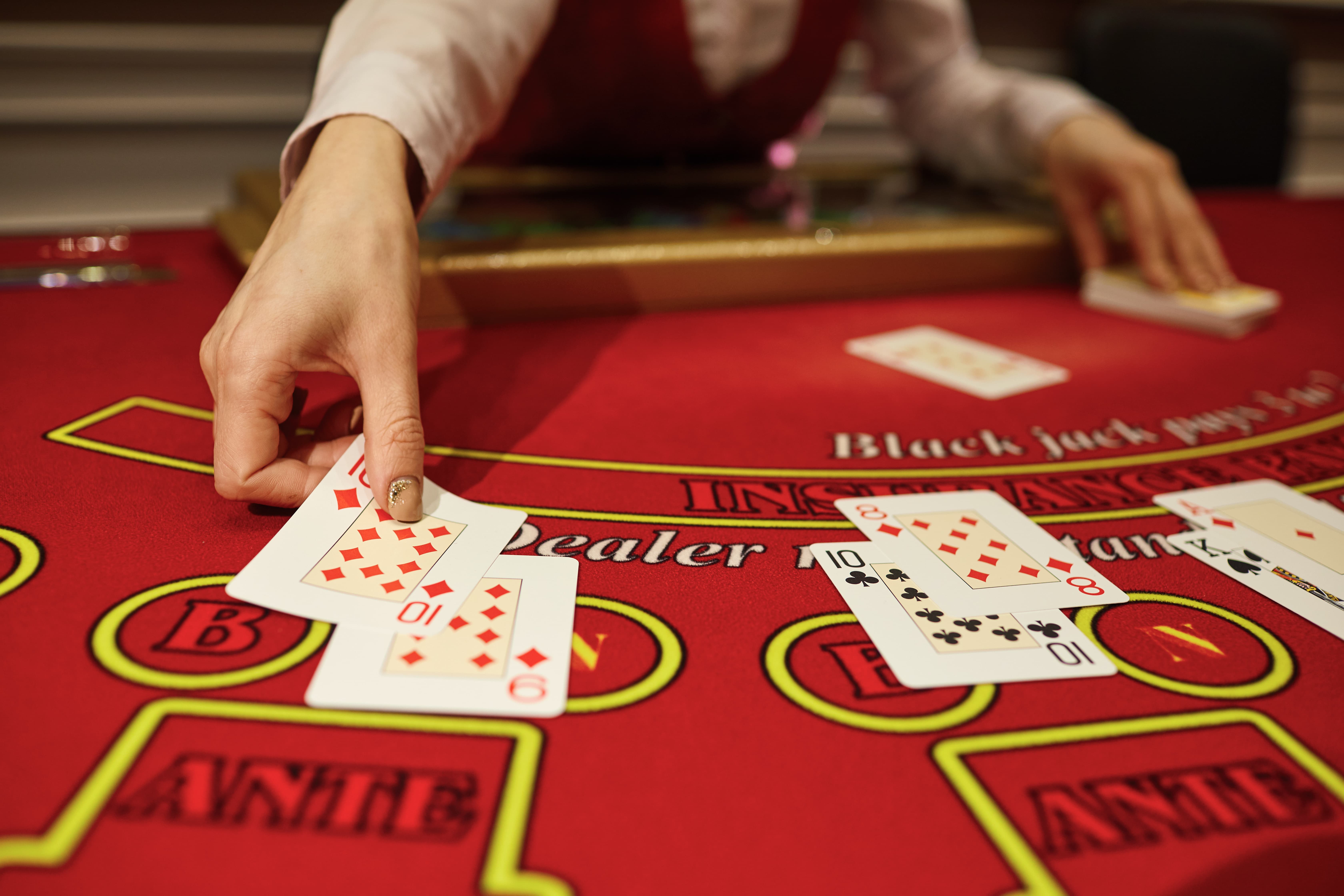blackjack suited cards
