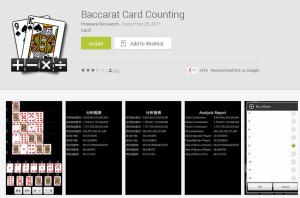 baccarat card counting android app