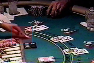 2 sleeve of chips are full on blackjack