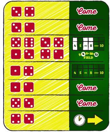 What is the shooter's role in Craps?
