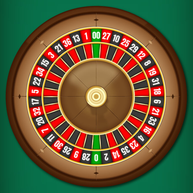 A Roulette wheel