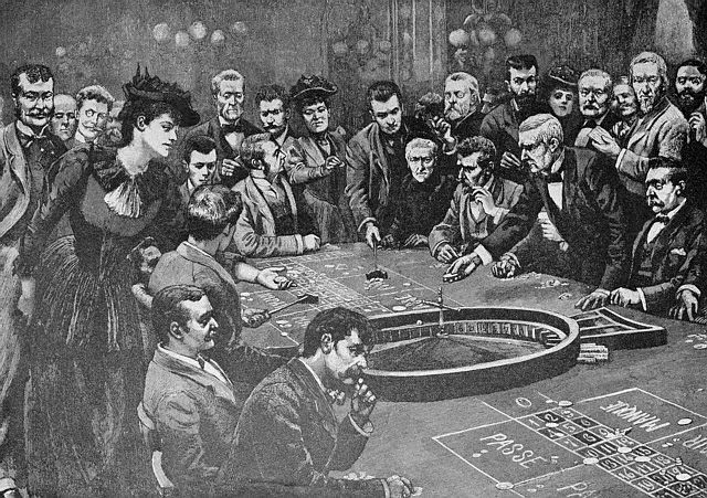 Monte Carlo roulette 1892