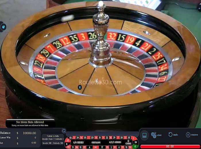 vivo live roulette wheel