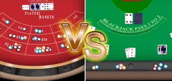 Baccarat Vs. Blackjack