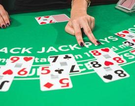 blackjack table