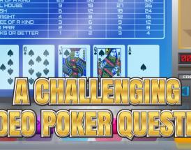 A Challenging Video Poker Question