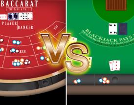 Baccarat Vs. Blackjack