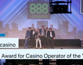 888casino Wins Casino Operator of the Year 2019 at the EGR Awards