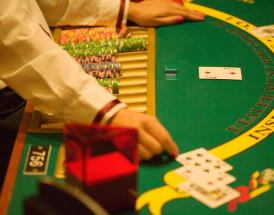 Blackjack table