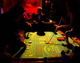 Craps table