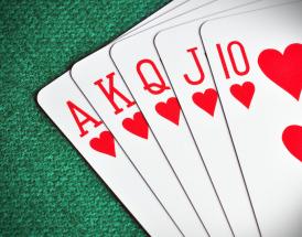 Royal flush video poker