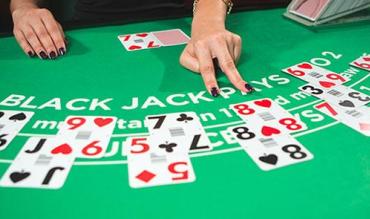 blackjack table