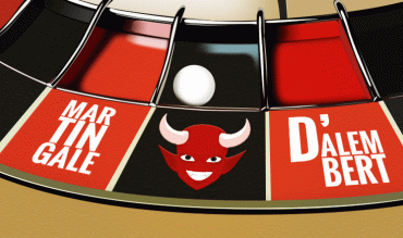 The roulette 666 devil appears on the roulette wheel with D'Alembert & Martingale systems