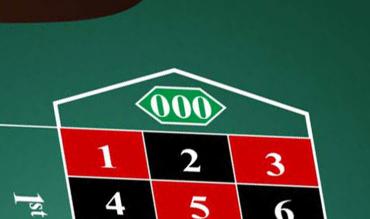 Roulette 000 Table Layout