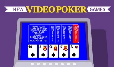 Video Poker machine with royal flush