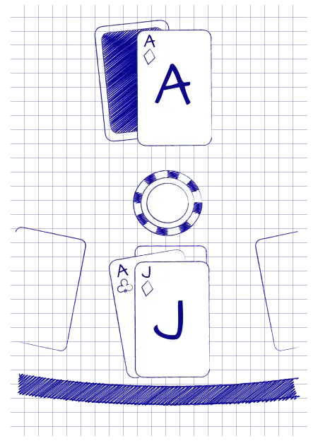 BLACKJACK VS. DEALER ACE PROBABILITY