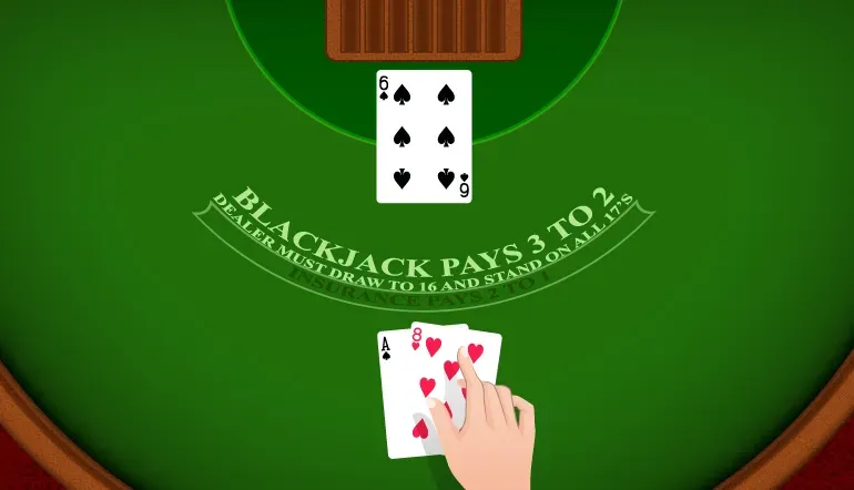 Ace and 8 vs. Dealer 6