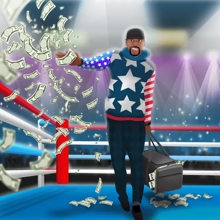 Mayweather vs McGregor Money Bag