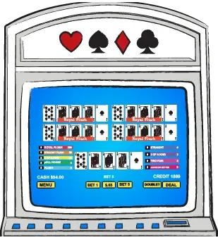 Multiple play video poker