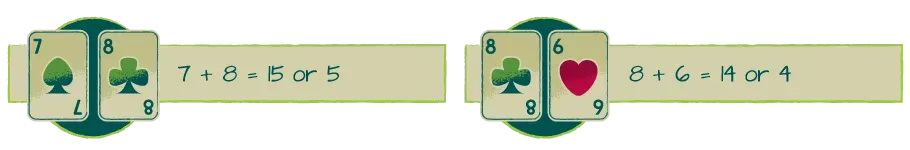 Baccarat Card Values example