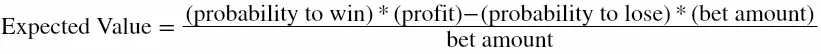 expected value simple bet