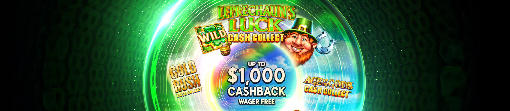 Cash Back Playtech Leprechauns Luck